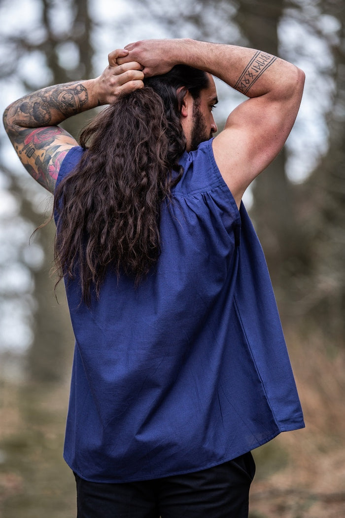 Medieval shirt Louis, blue