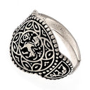 Saxon ring Aethelswith, silver-plated bronze