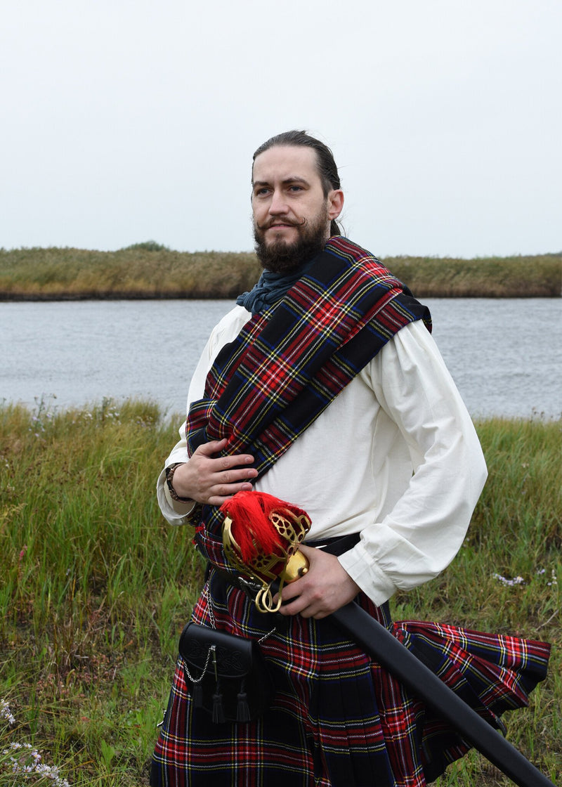 Broadsword con cesta 1828, semi-afilado