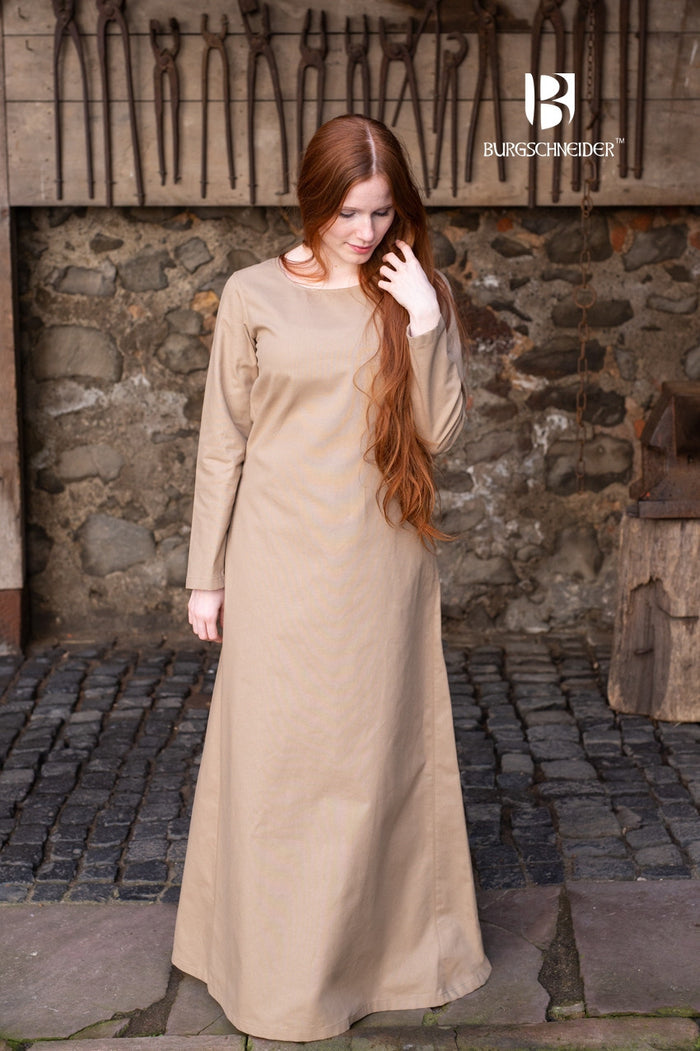 Medieval dress Freya (not dyed)