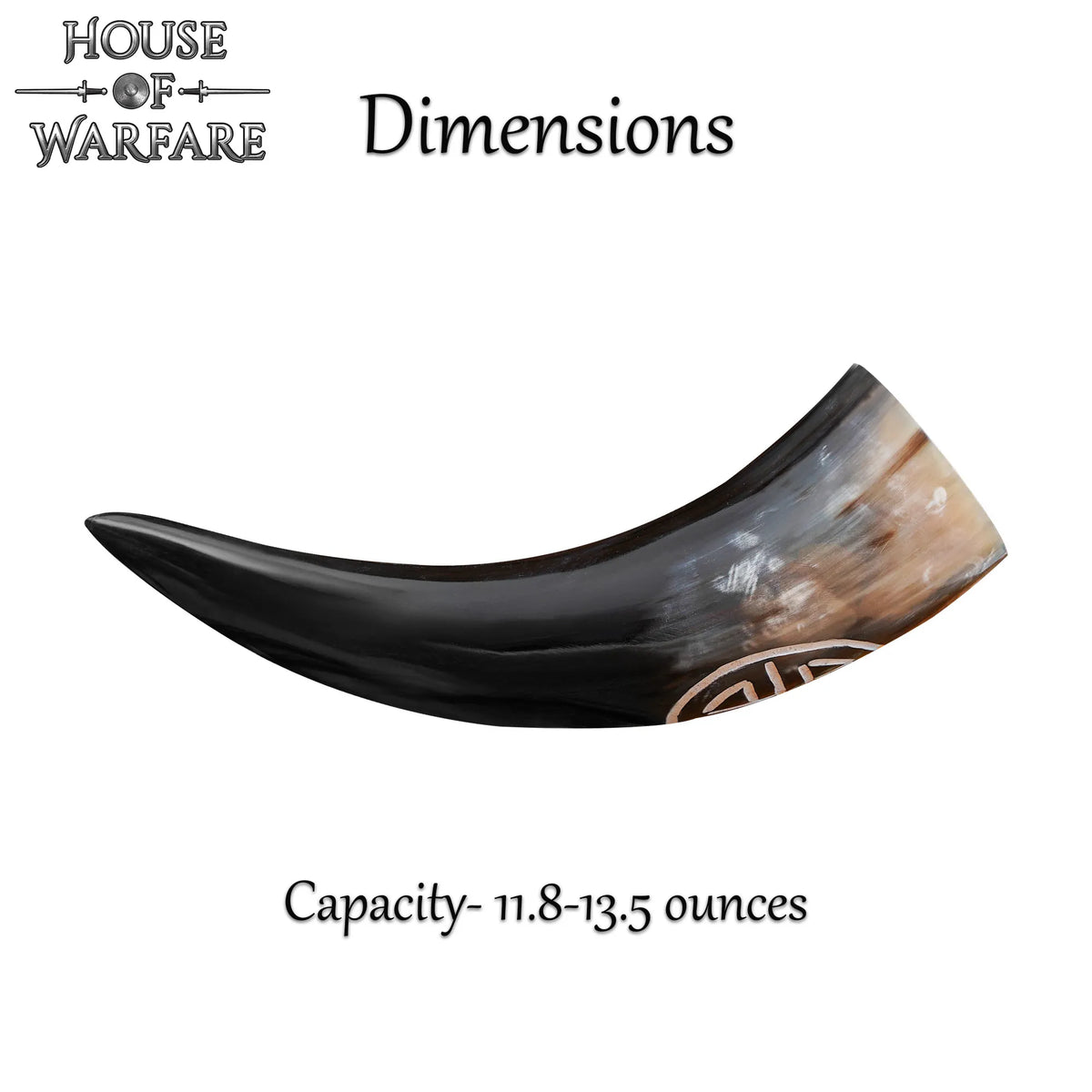 Pagan drinking horn, 300-500 ml