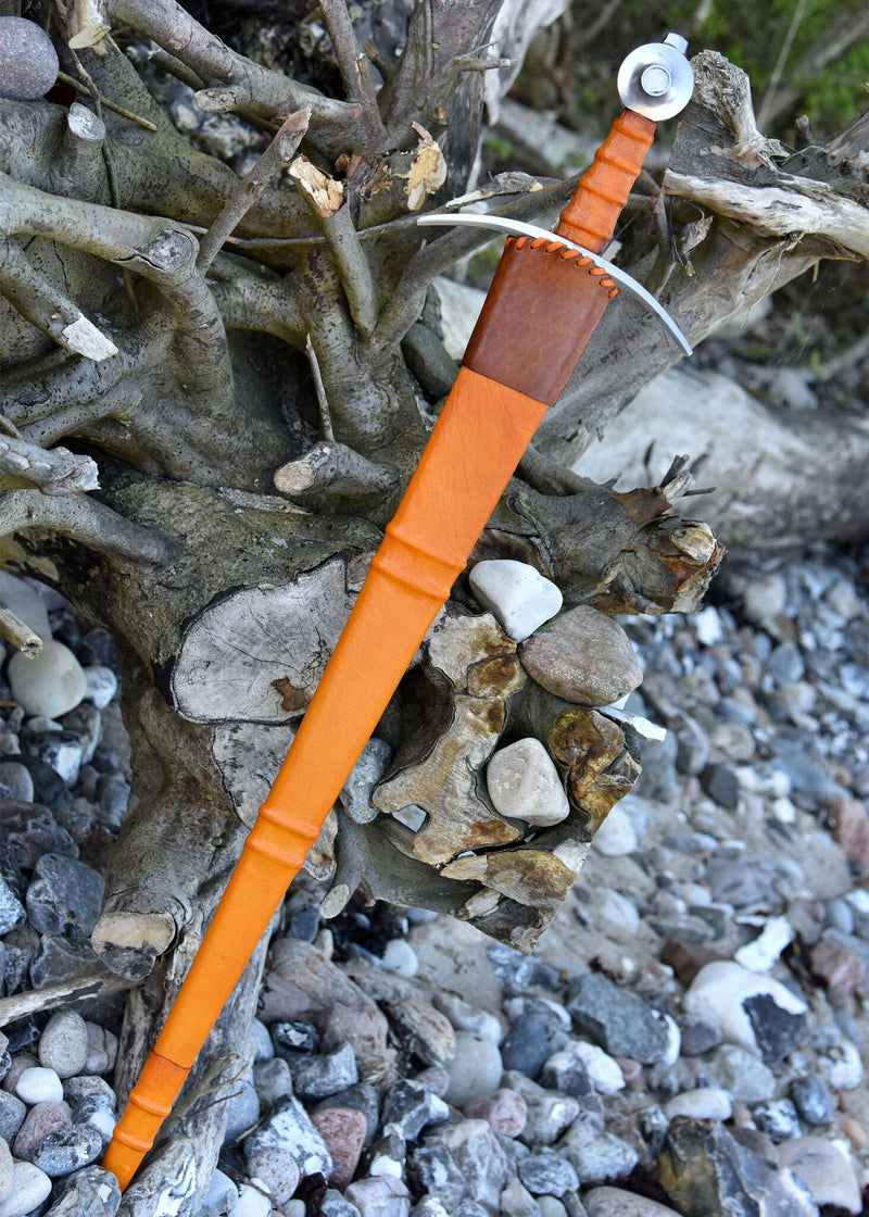 Spada medievale Comte de Nieuwerkerke, XIV secolo, semi-affilata