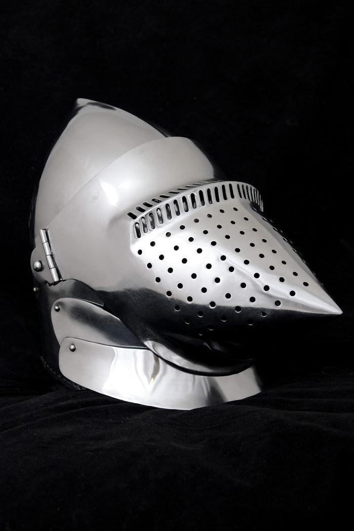 Large bascinet with hounskull 1420, 2 mm (battle-ready)