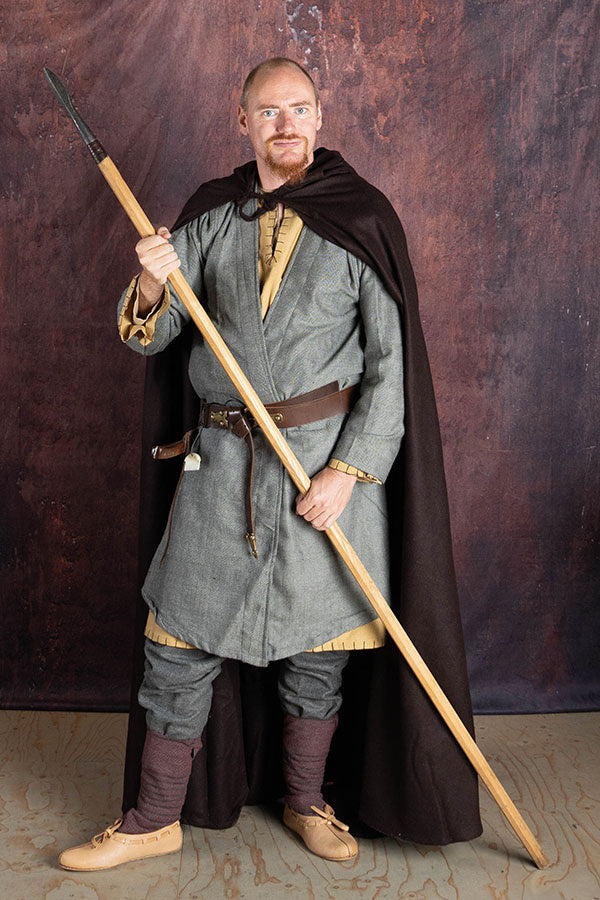Cloak Hibernus, brown, wool blend