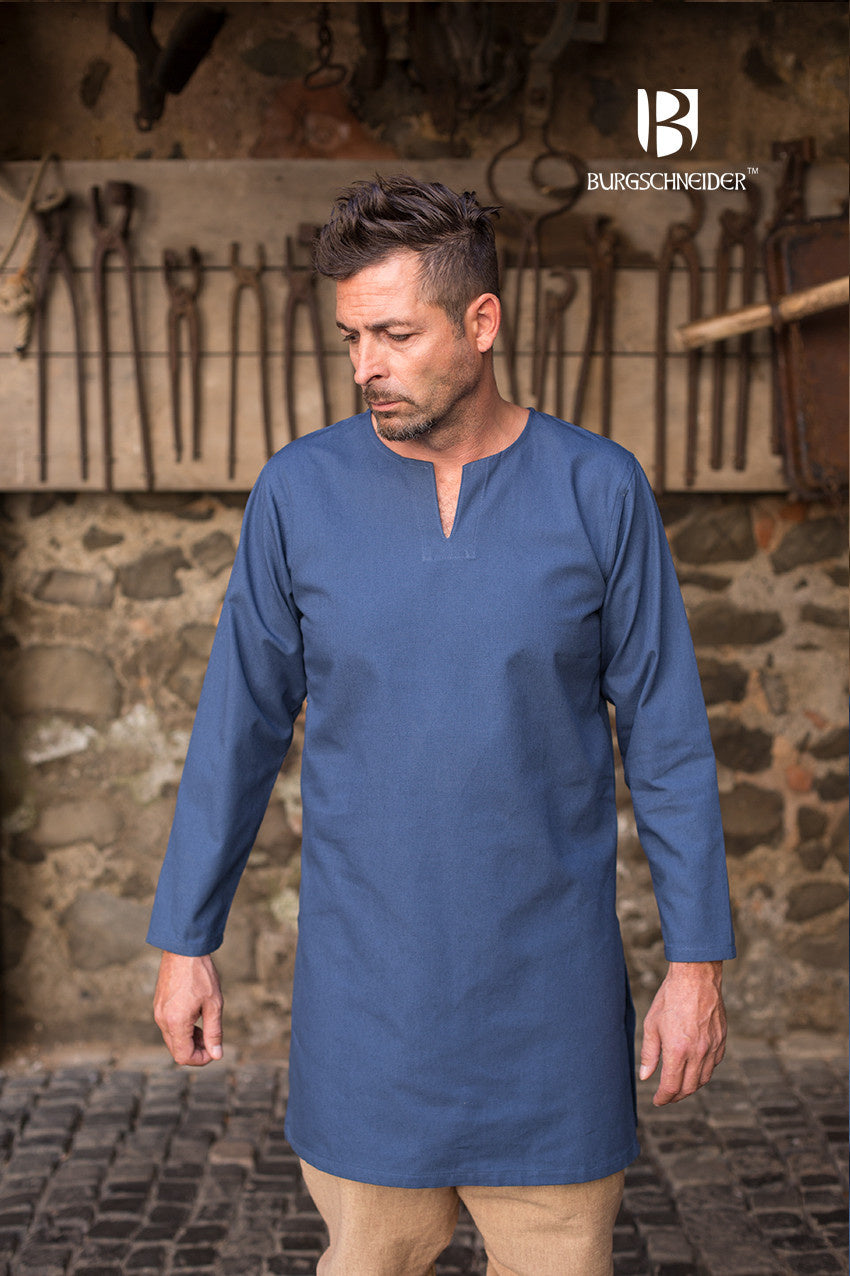Medieval tunic Leif, blue