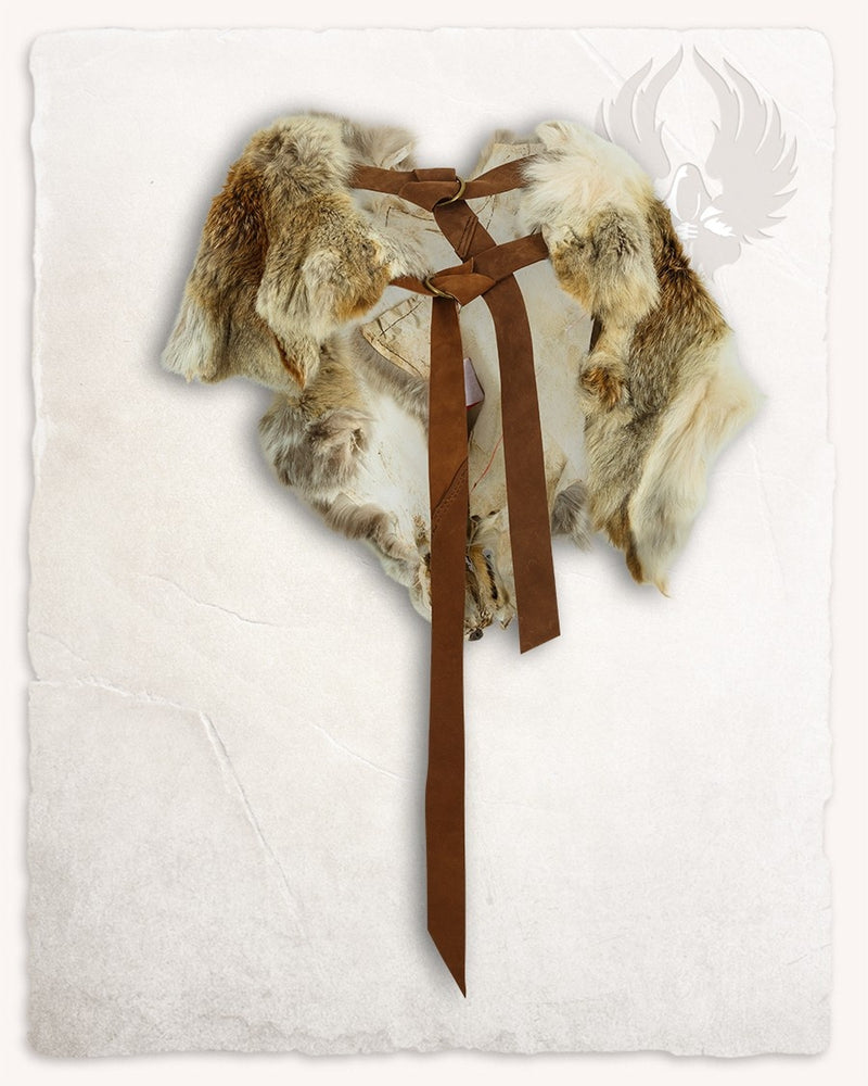 Fur collar fox, brown