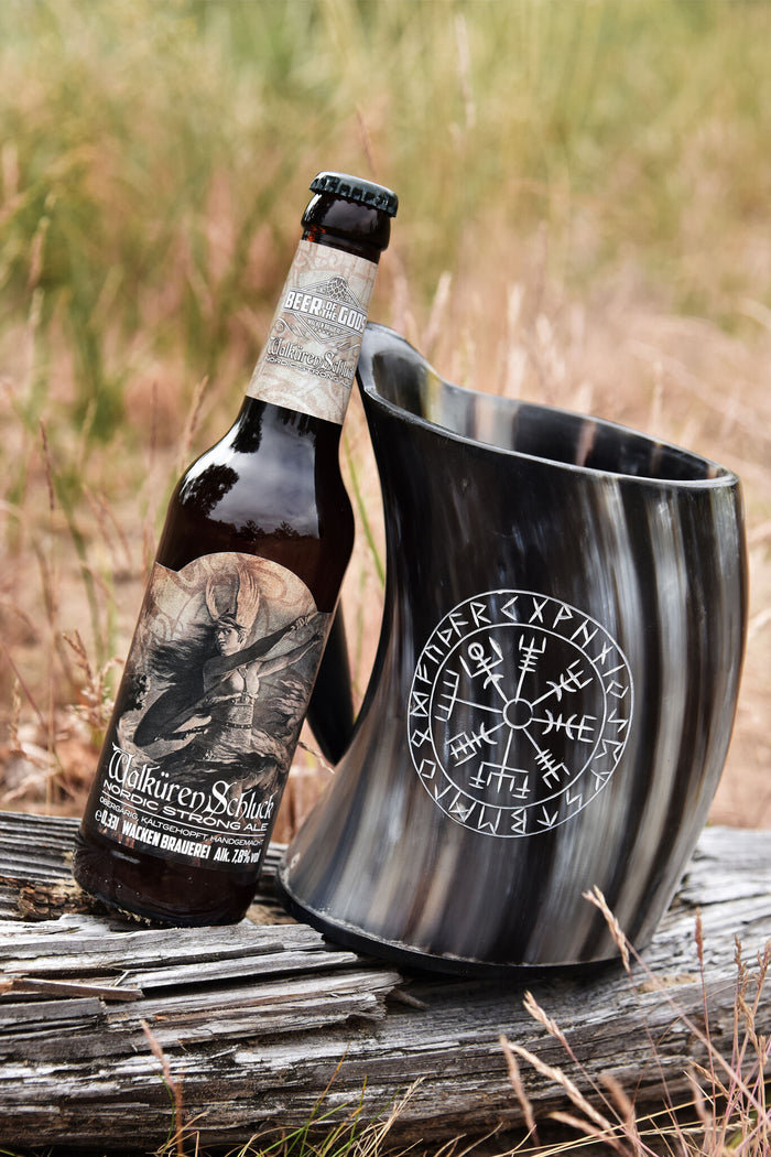 Horn cup, Vegvisir, 650-1000 ml