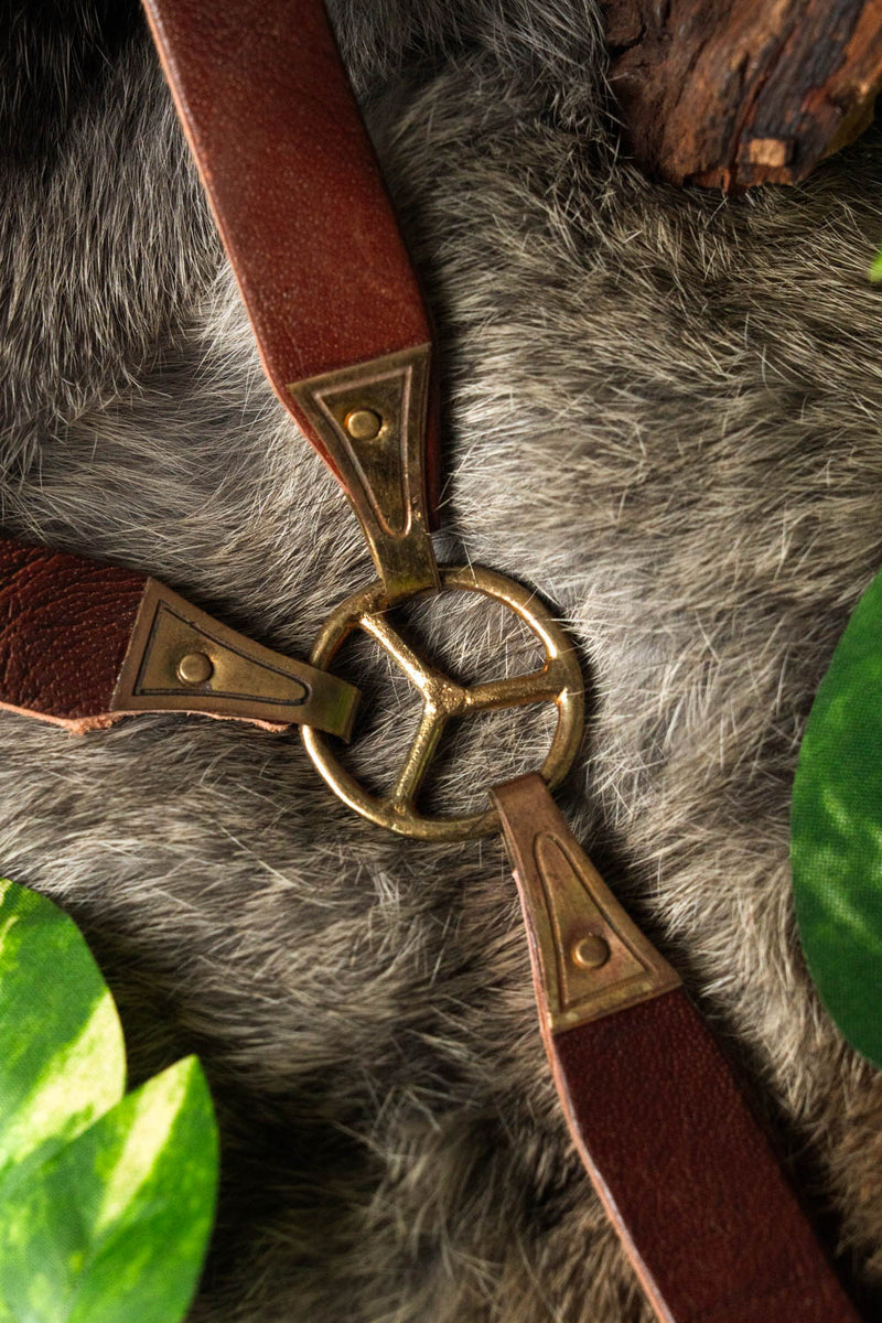 Vikingsax Thingvellir, damaskusstål, semi-skarp