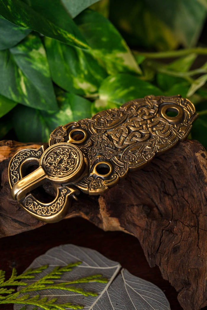 Sutton Hoo buckle, brass