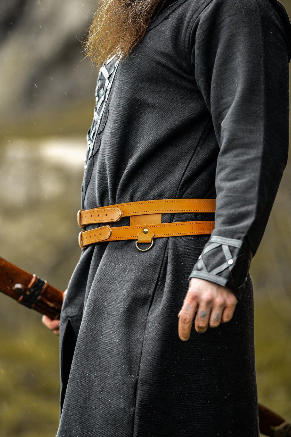 Tunic Viking Jarl Ragnvald, black