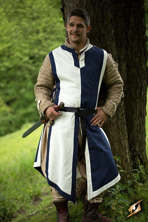 Surcoat Geoffrey, blue-white