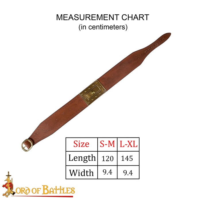 Barbarian belt, brown