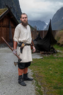 Germanic Thorsberg tunic with authentic zoom, cream