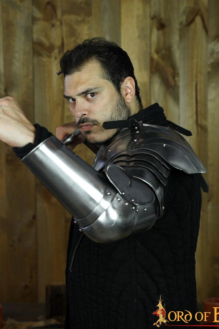 15th century arm armour, vambraces, 1.6 mm