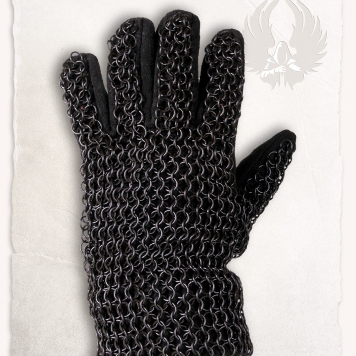 Chainmail gauntlets Richard, bronzed, 8 mm