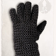 Chainmail gauntlets Richard, bronzed, 8 mm