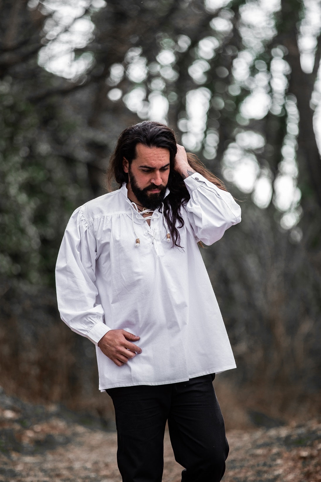 Medieval shirt, white