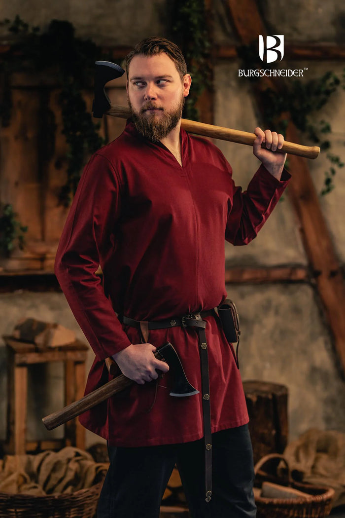 Viking tunic Ekwin, red