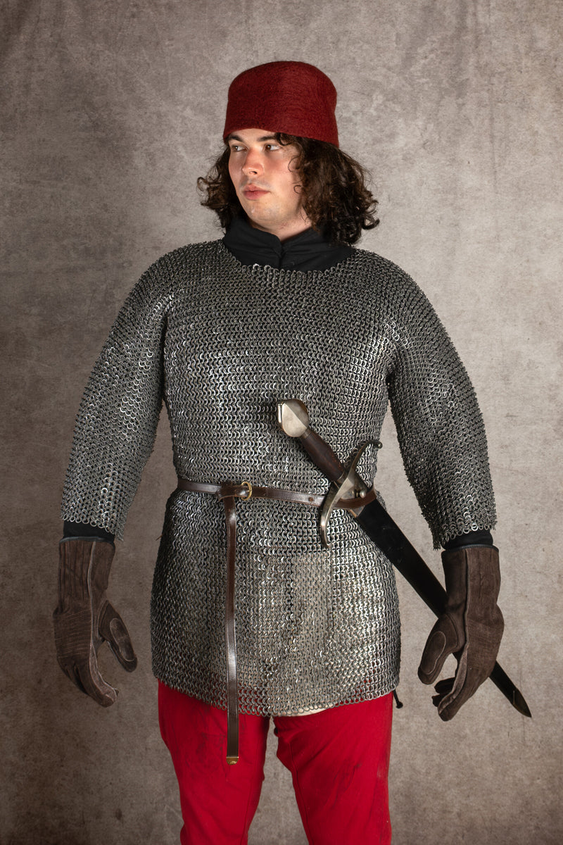 Haubergeon, round rings, round rivets 8 mm