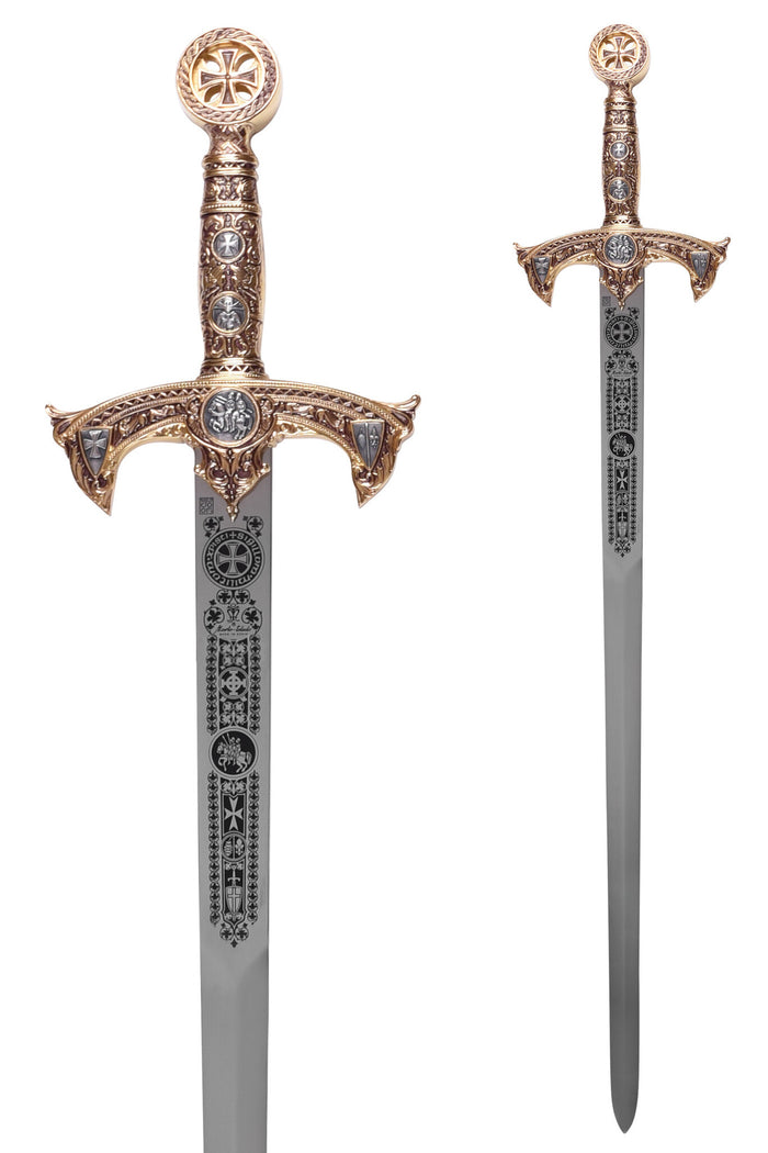Templar sword, semi-sharp