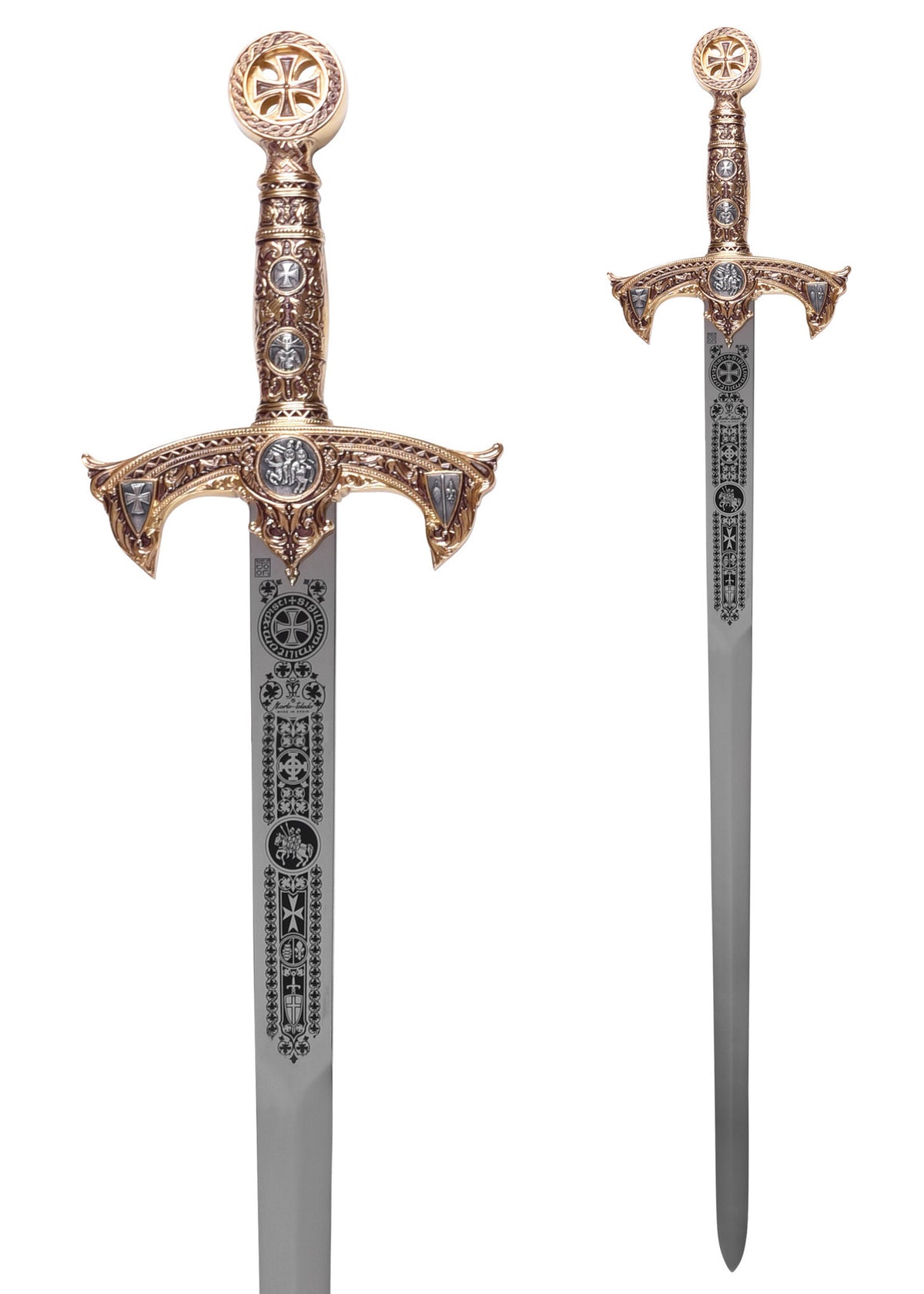 Templar sword, semi-sharp