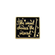 Harry Potter: Wand Chooses The Wizard Enamel Pin Badge