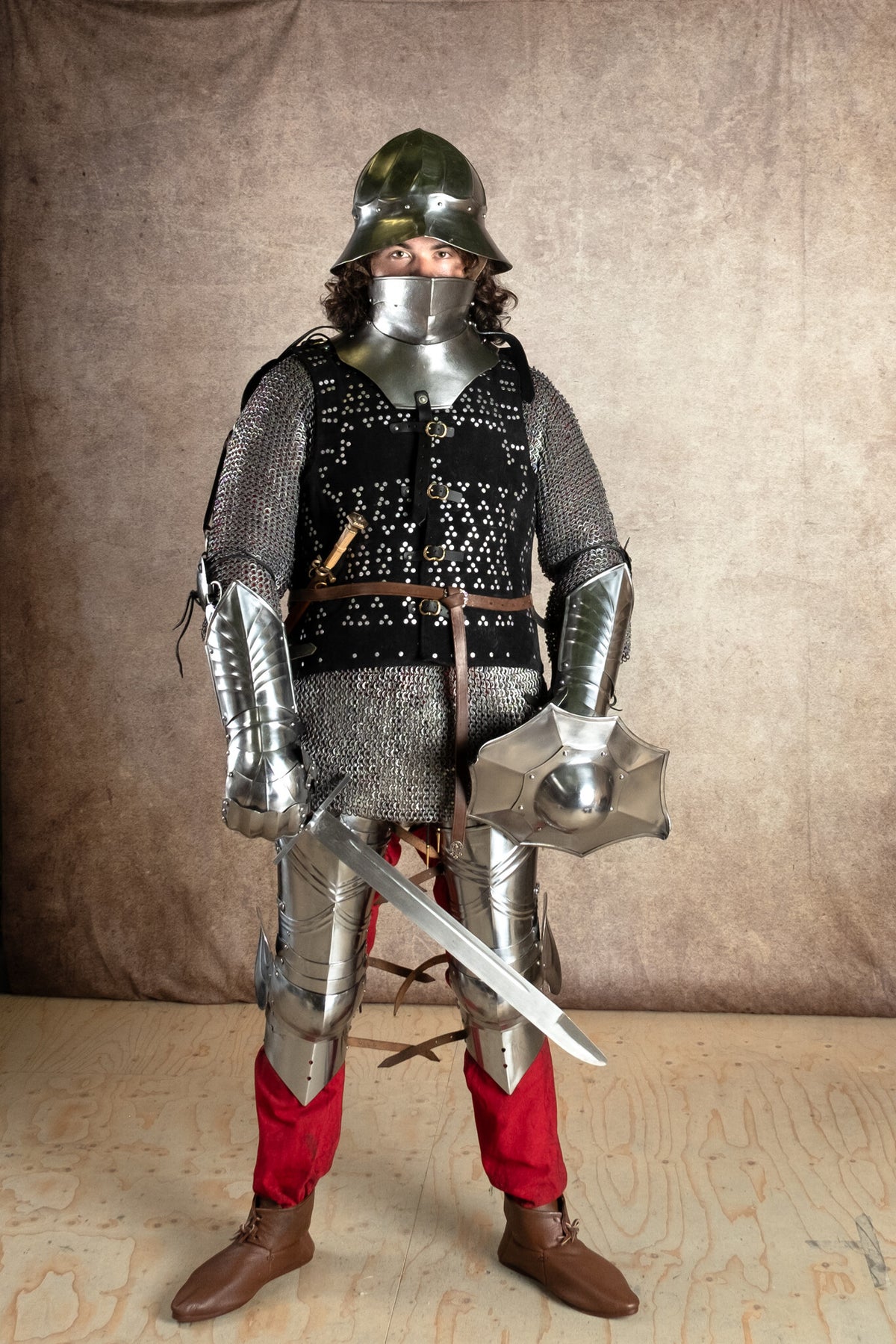 15th century Burgundian kettle hat, 1.6 mm