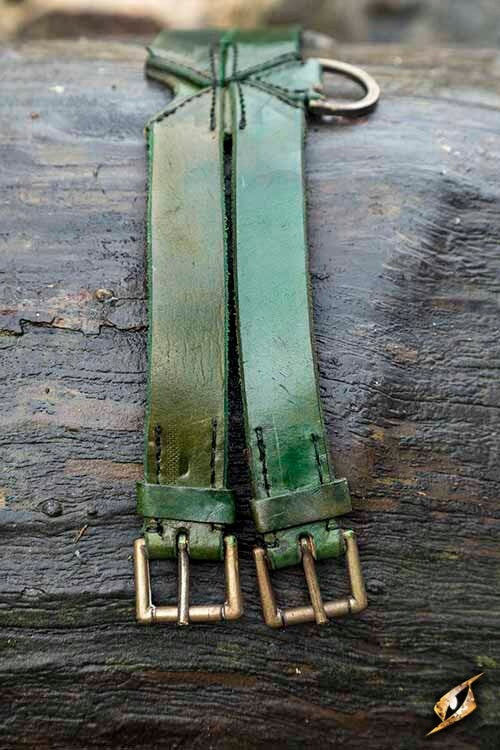 Twin X-belt, green, 110 cm