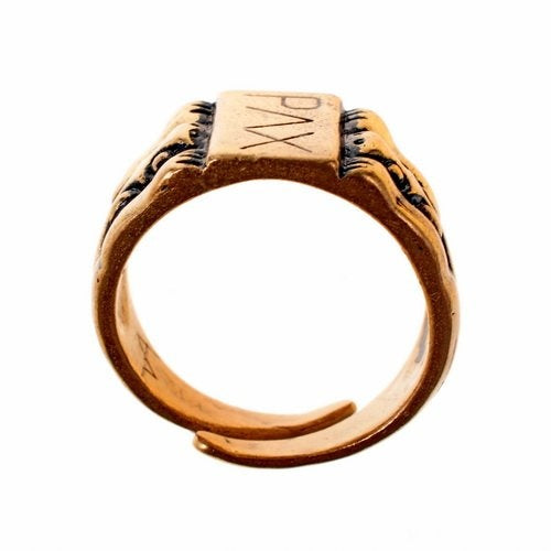 Medieval ring Peace, bronze