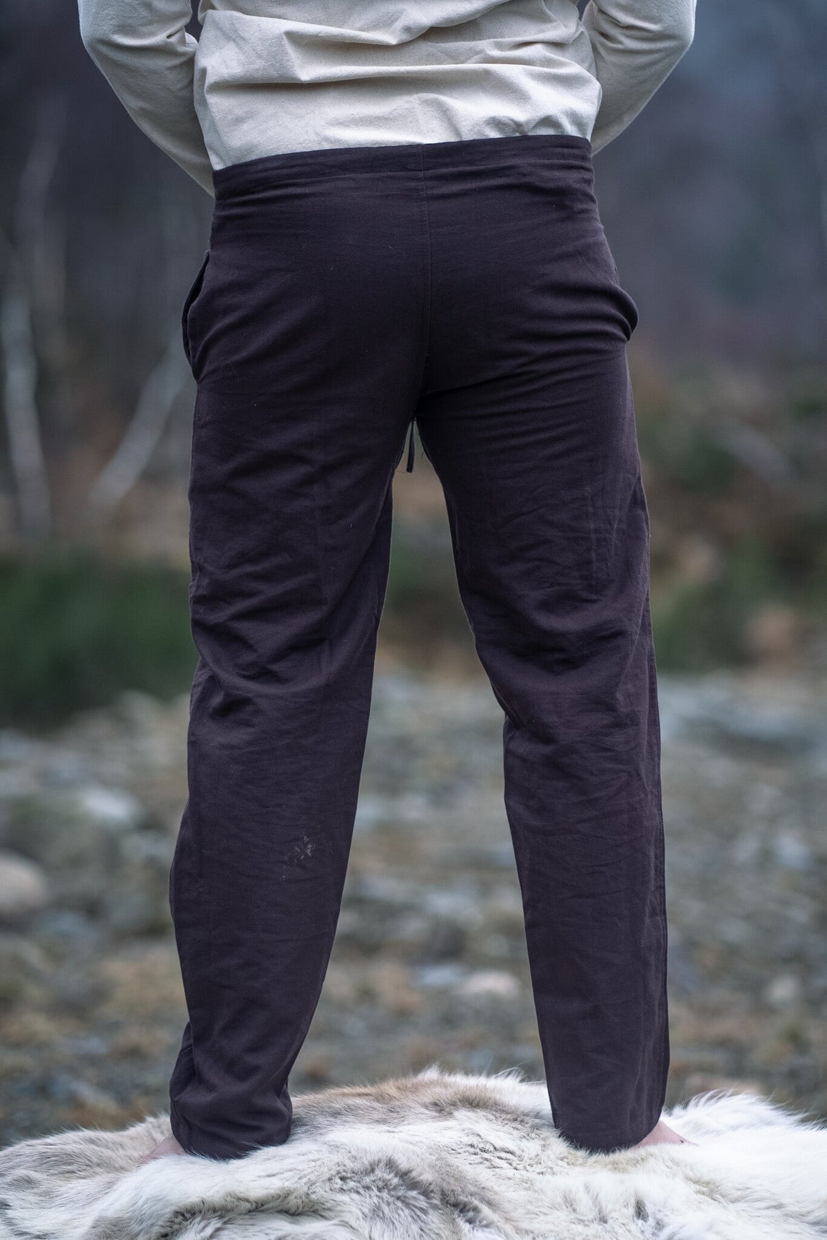 Medieval trousers Hamlin, brown