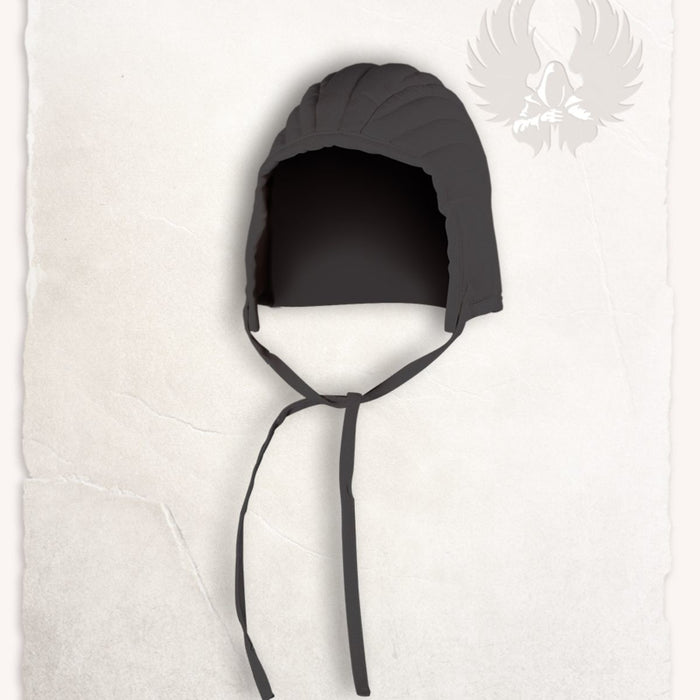 Arming cap gambeson Leopold cotton canvas brown