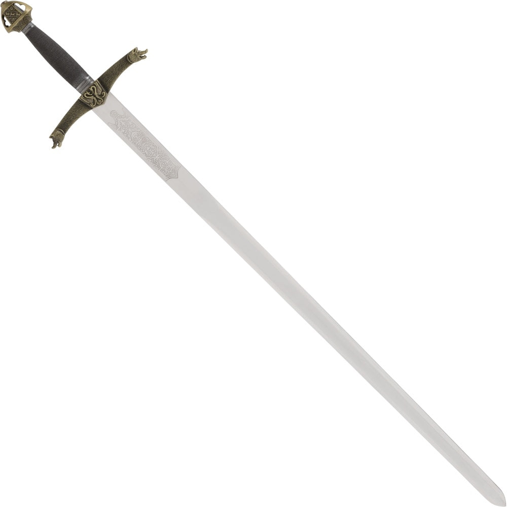Heraldic sword, semi-sharp