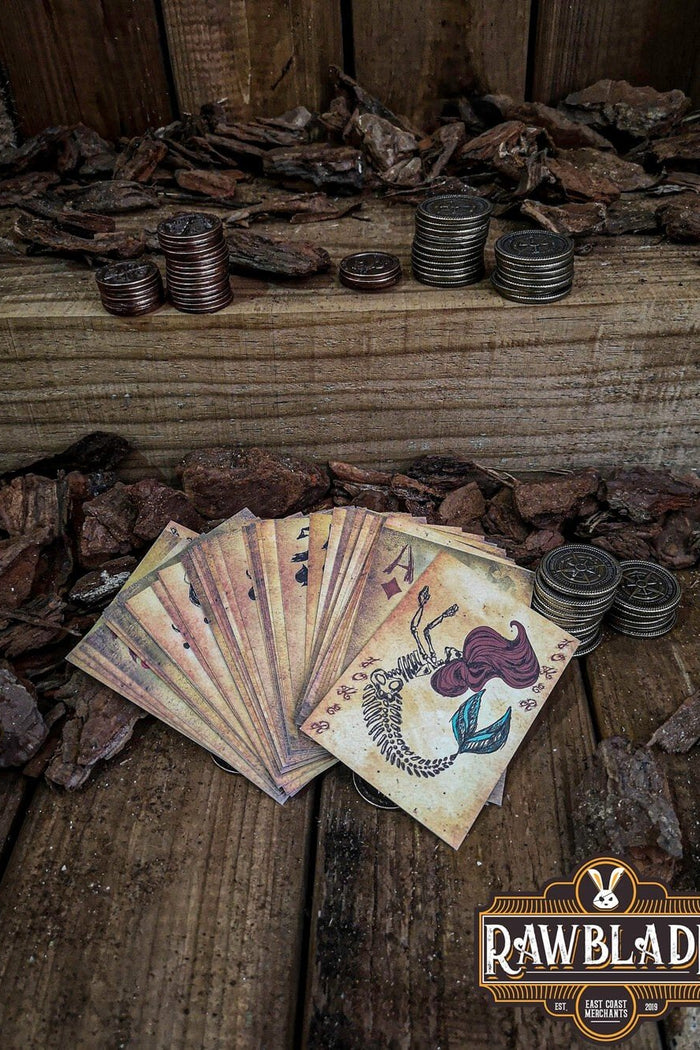 Dead Mermaid Pirate Poker deck