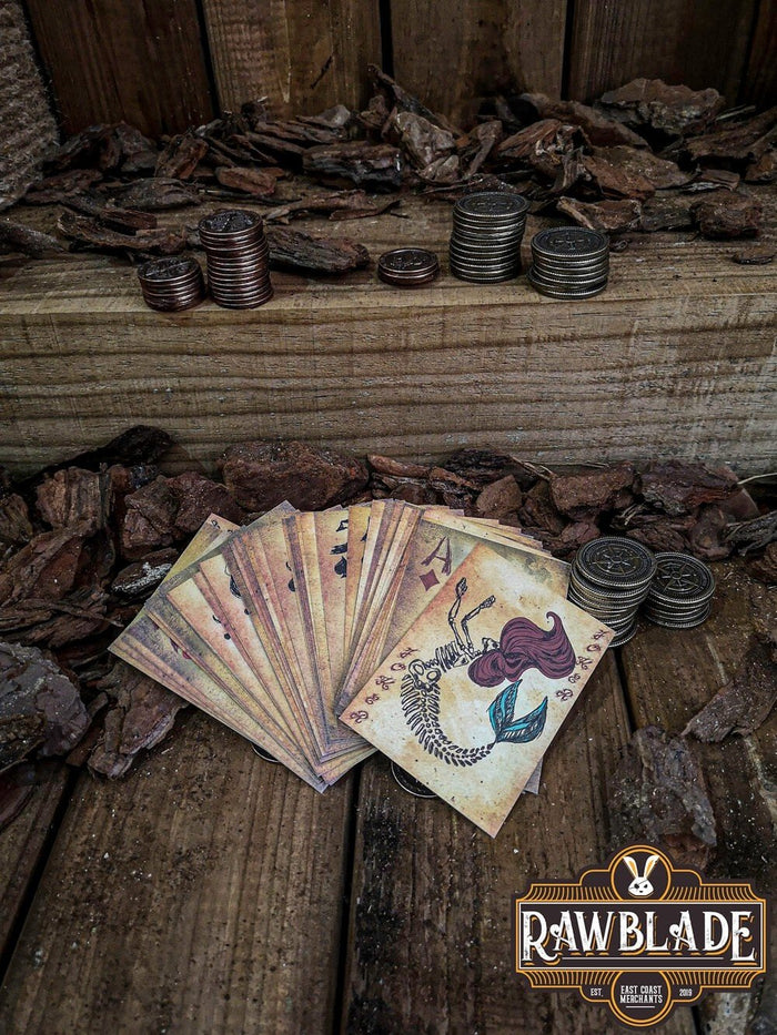 Dead Mermaid Pirate Poker deck