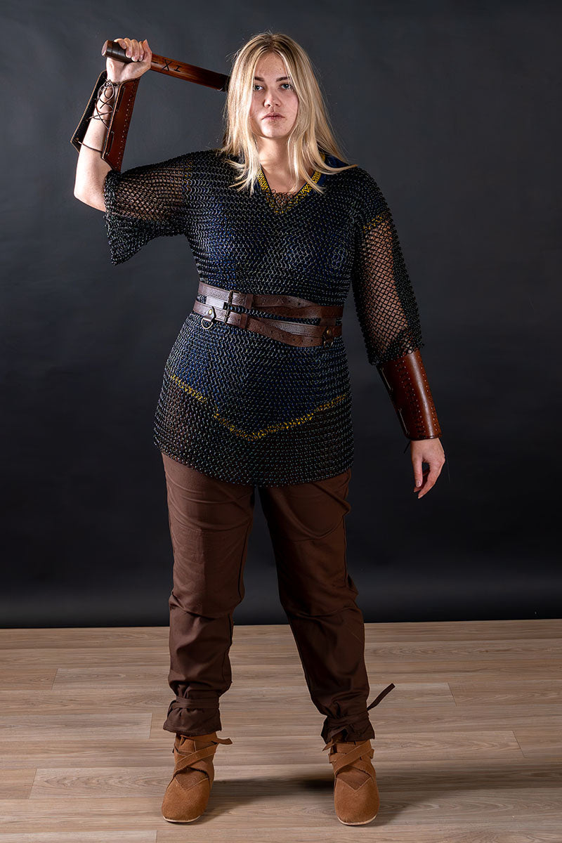 Ladies trousers Kerga, brown