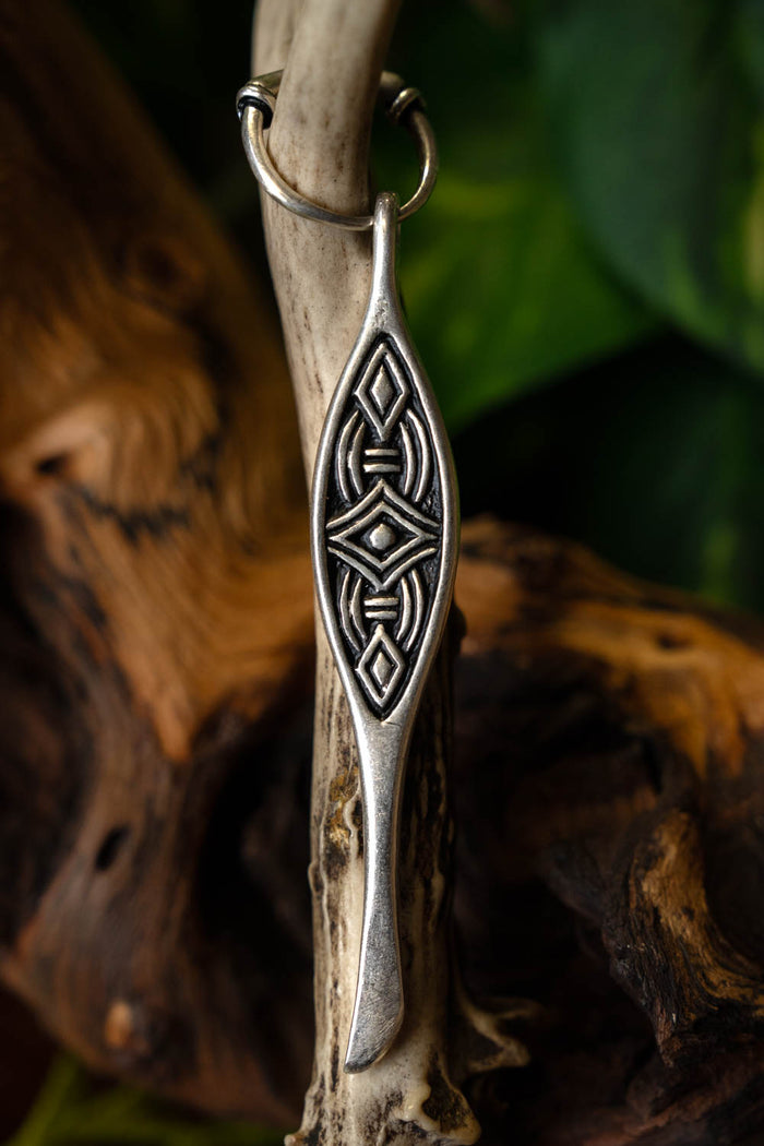 Viking nail cleaner Birka grave 660, silvered
