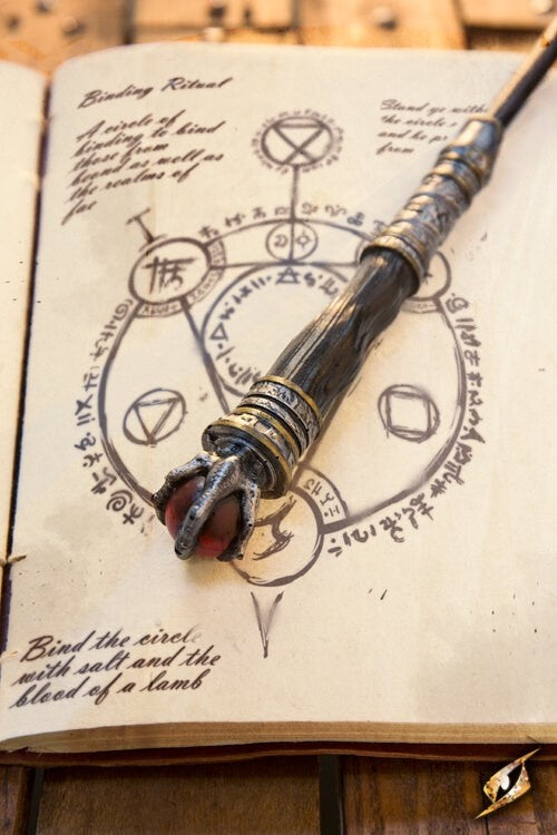 Zauberstab Eldritch, schwarz