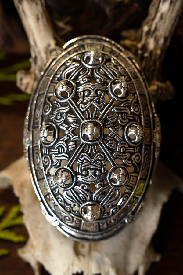 9th-century Viking tortoise brooch, Borre style, bronze, price per piece