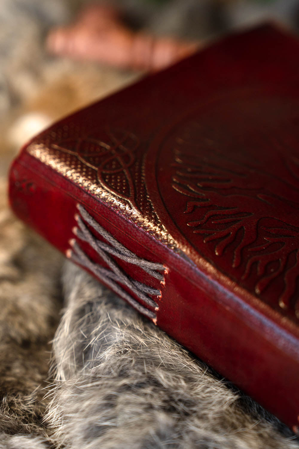 Leather book Yggdrasil with lock