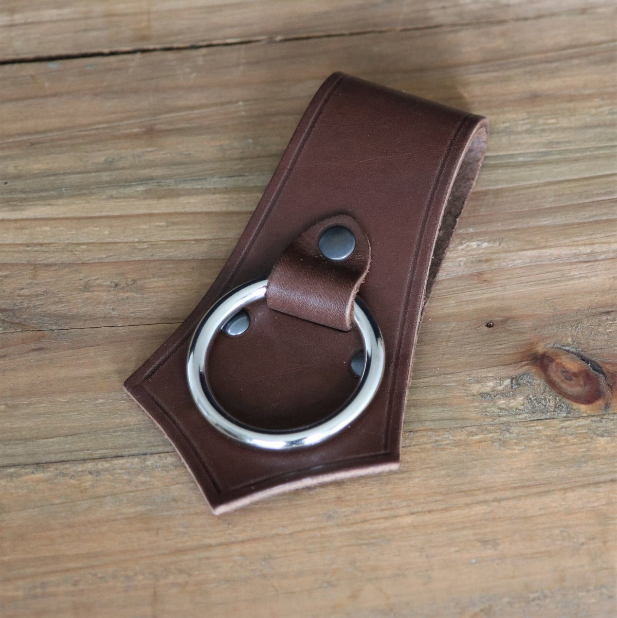 Re-enactment axe holder, brown