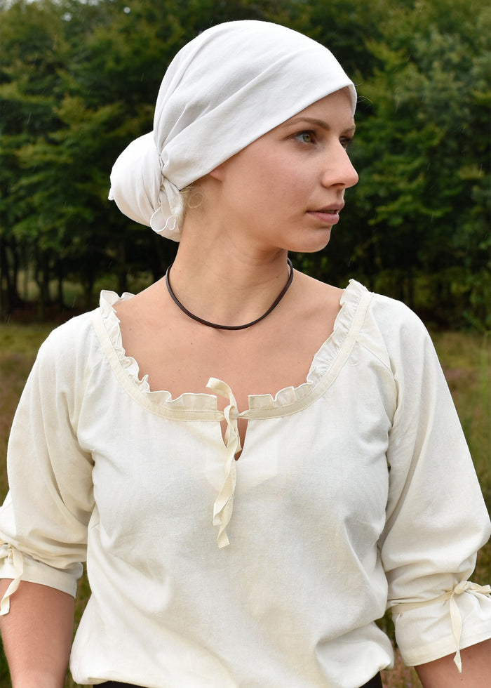 Medieval headkerchief, 50x180 cm, cream