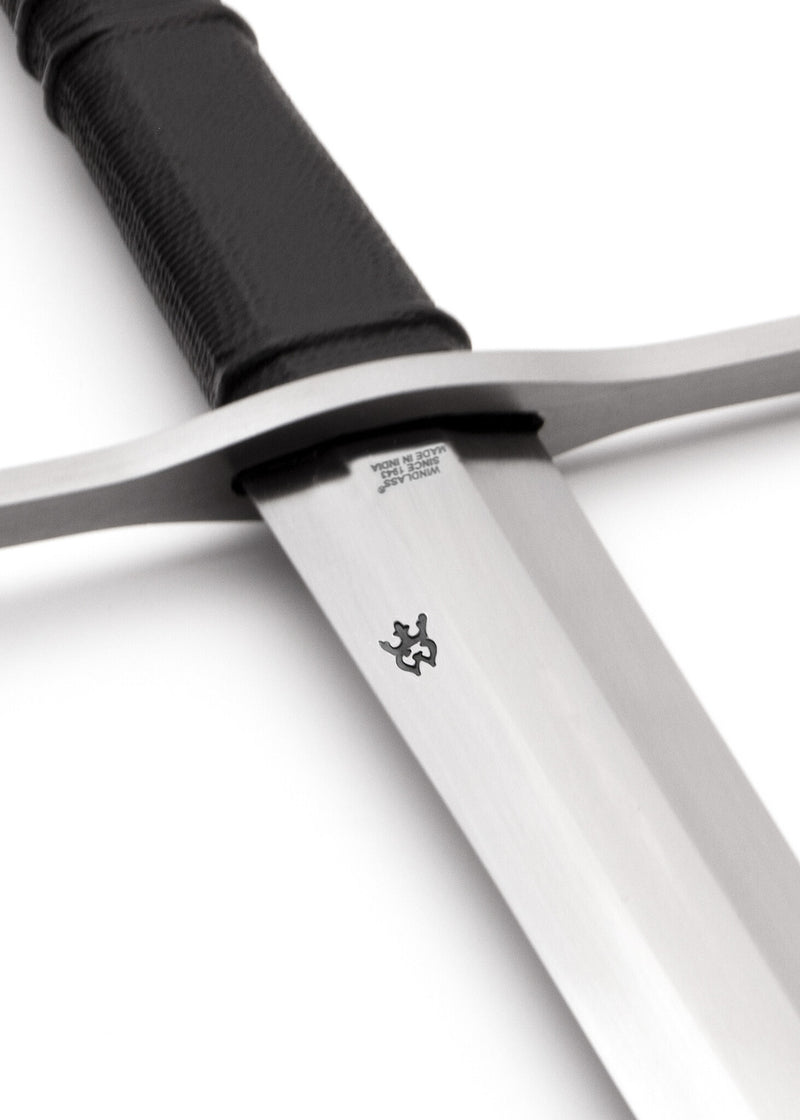 Espada larga inglesa del siglo XV, Royal Armouries, semi-afilada