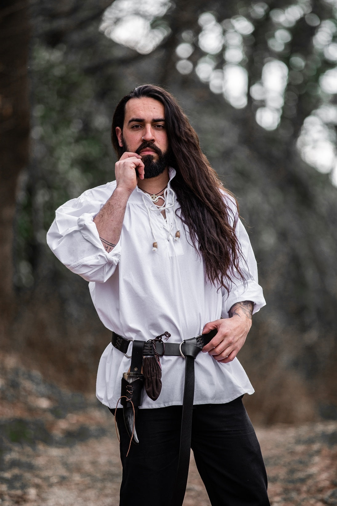 Medieval shirt, white