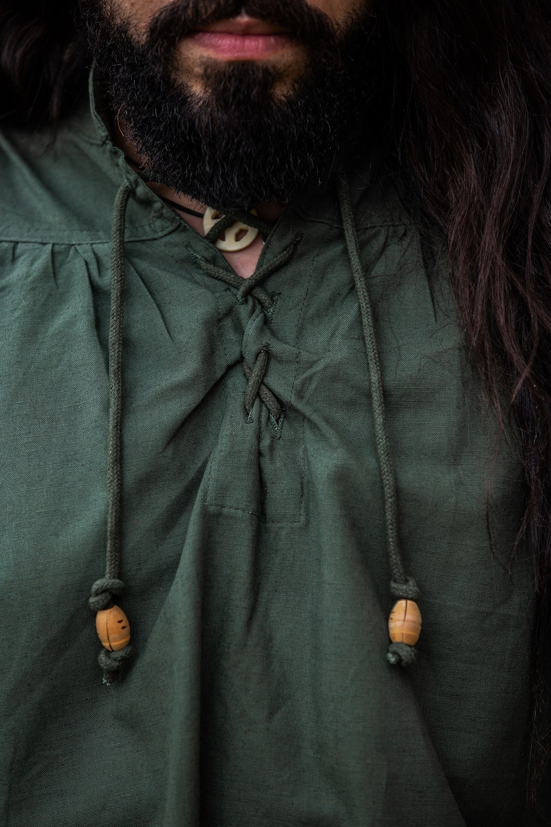 Medieval shirt Friedrich, green