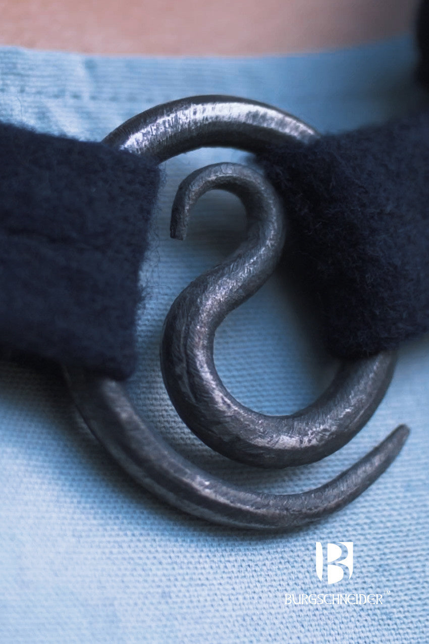 Spiral brooch Lukka, steel
