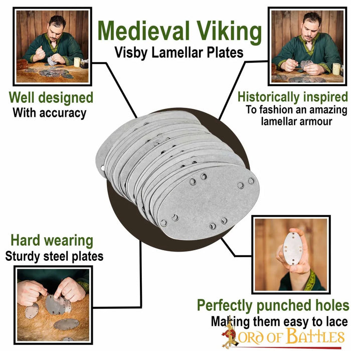 Early medieval scale armour, round