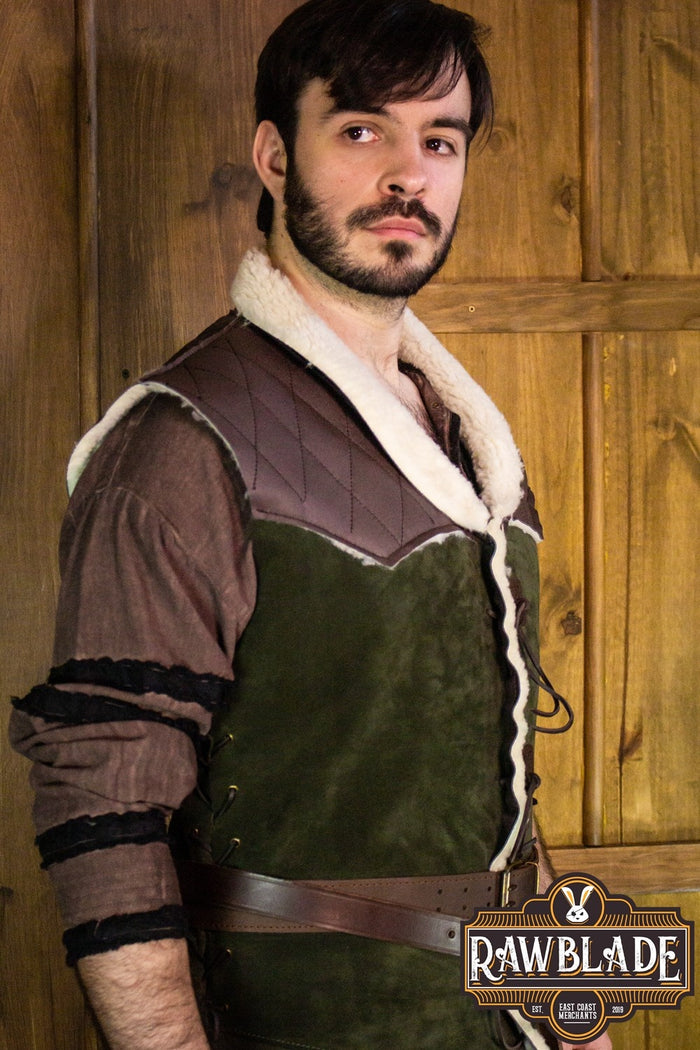 Dimitru Winter Coat - Green, wool mix