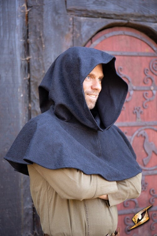 middelalderkaper Frodi, sort