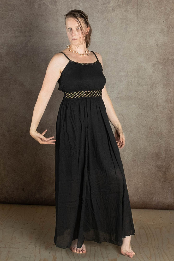 Goddess dress Thetis, black