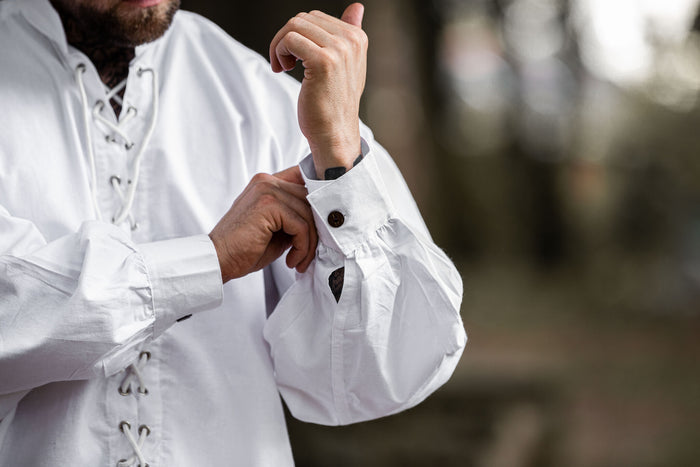 Medieval shirt Dagwin, white